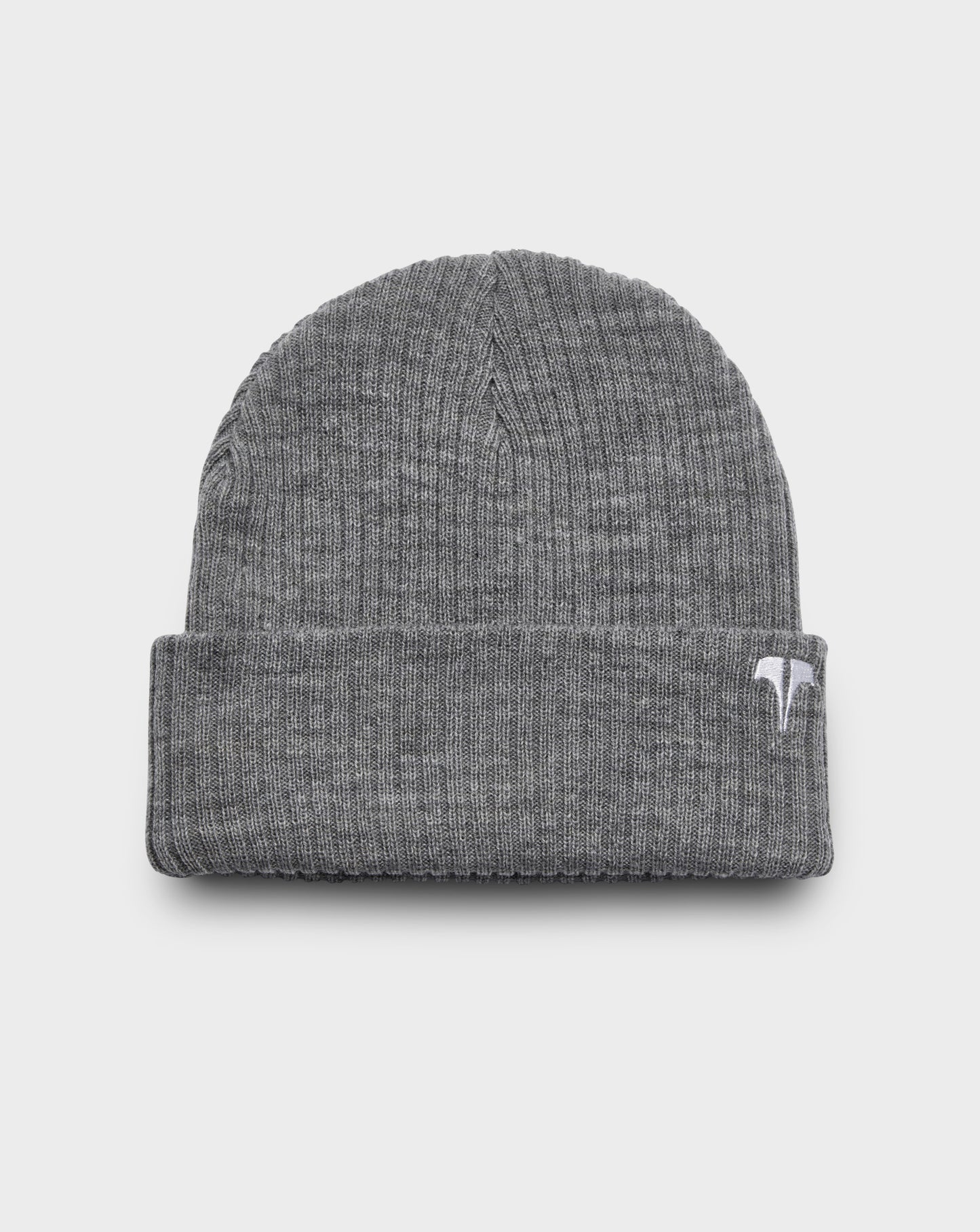 Twinzz logo grey knit beanie
