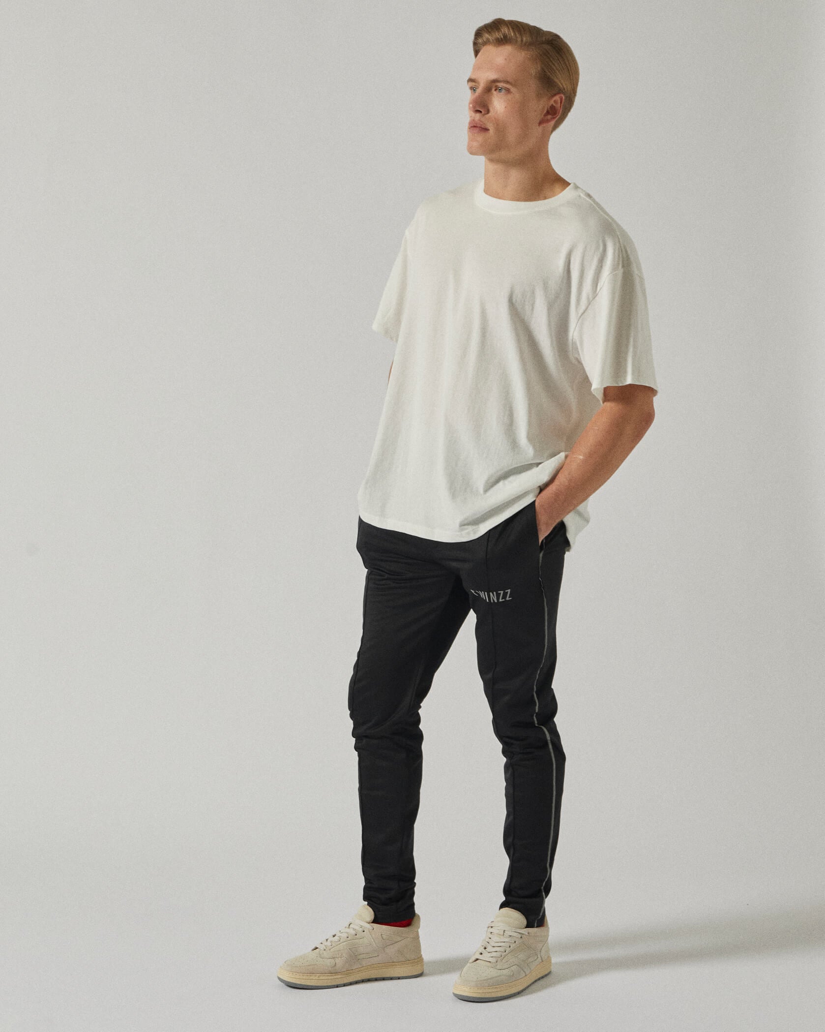 Twinzz Technical black track pant