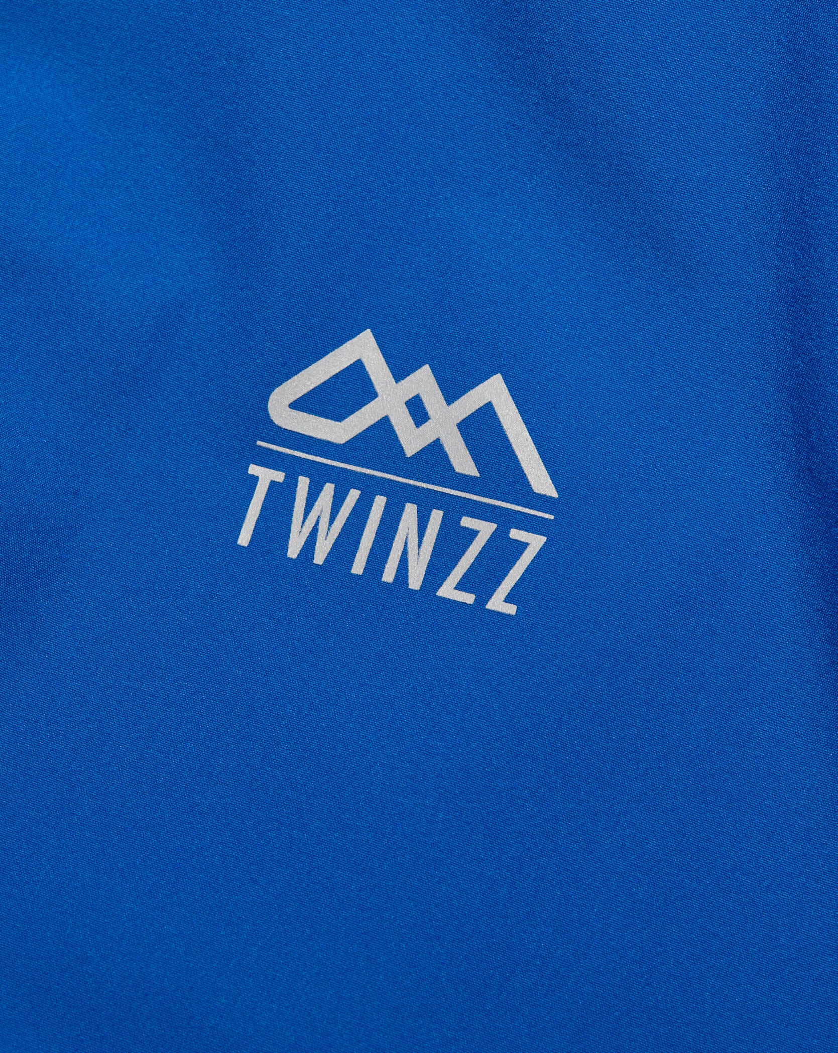 Twinzz royal blue woven zip top