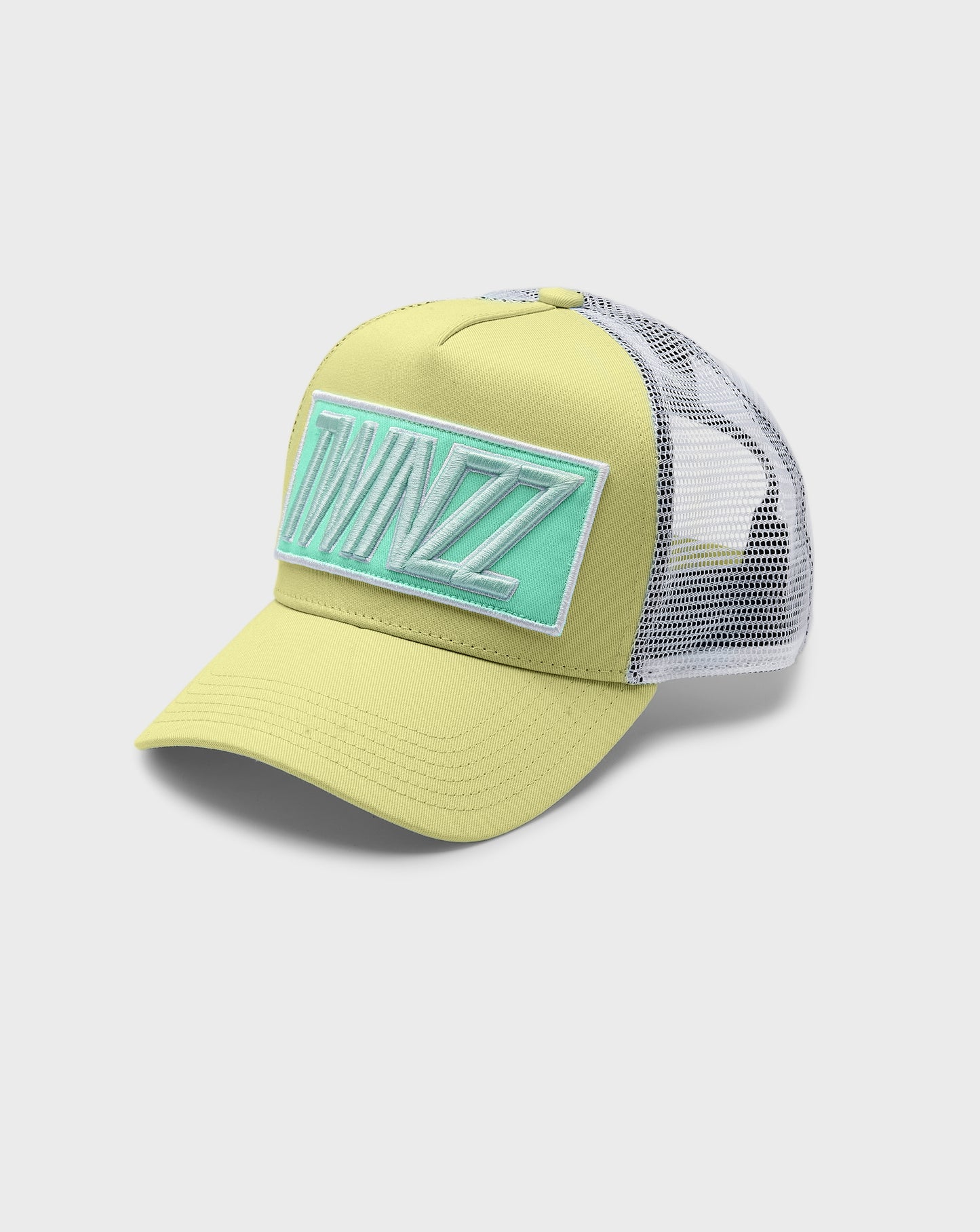 PASTEL COTTON MESH TRUCKER - YELLOW/GREEN