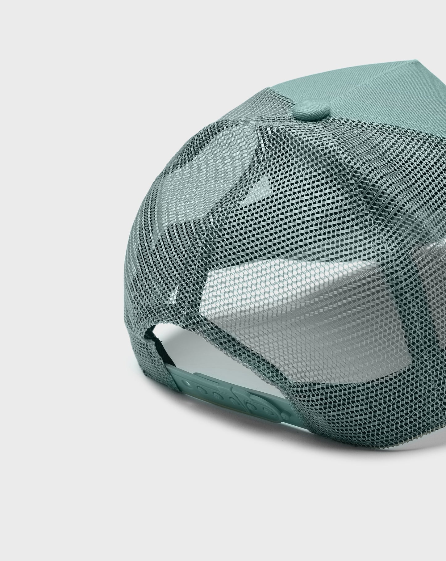 PASTEL COTTON MESH TRUCKER - Green/White
