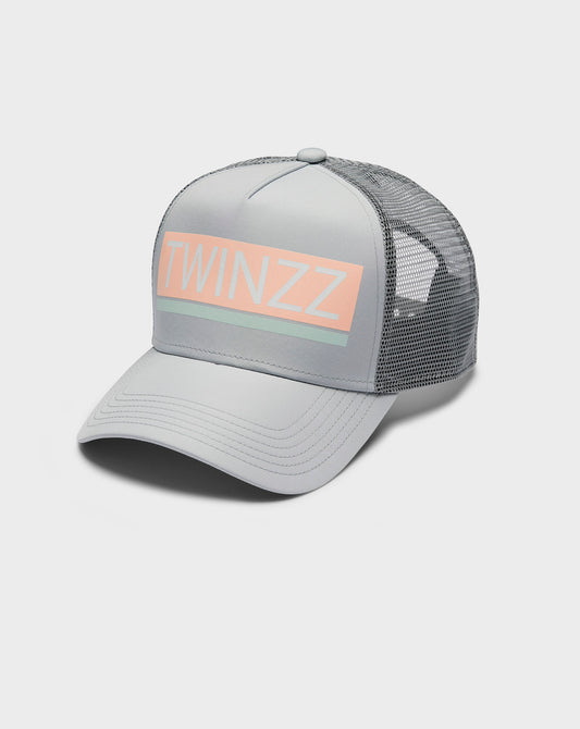 TWINZZ EXCLUSIVE TRUCKER - PINK & GREY