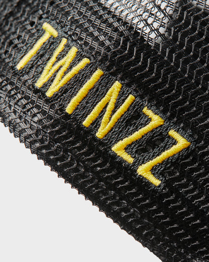 TWINZZ T LOGO EDGE TRUCKER - BLACK/YELLOW