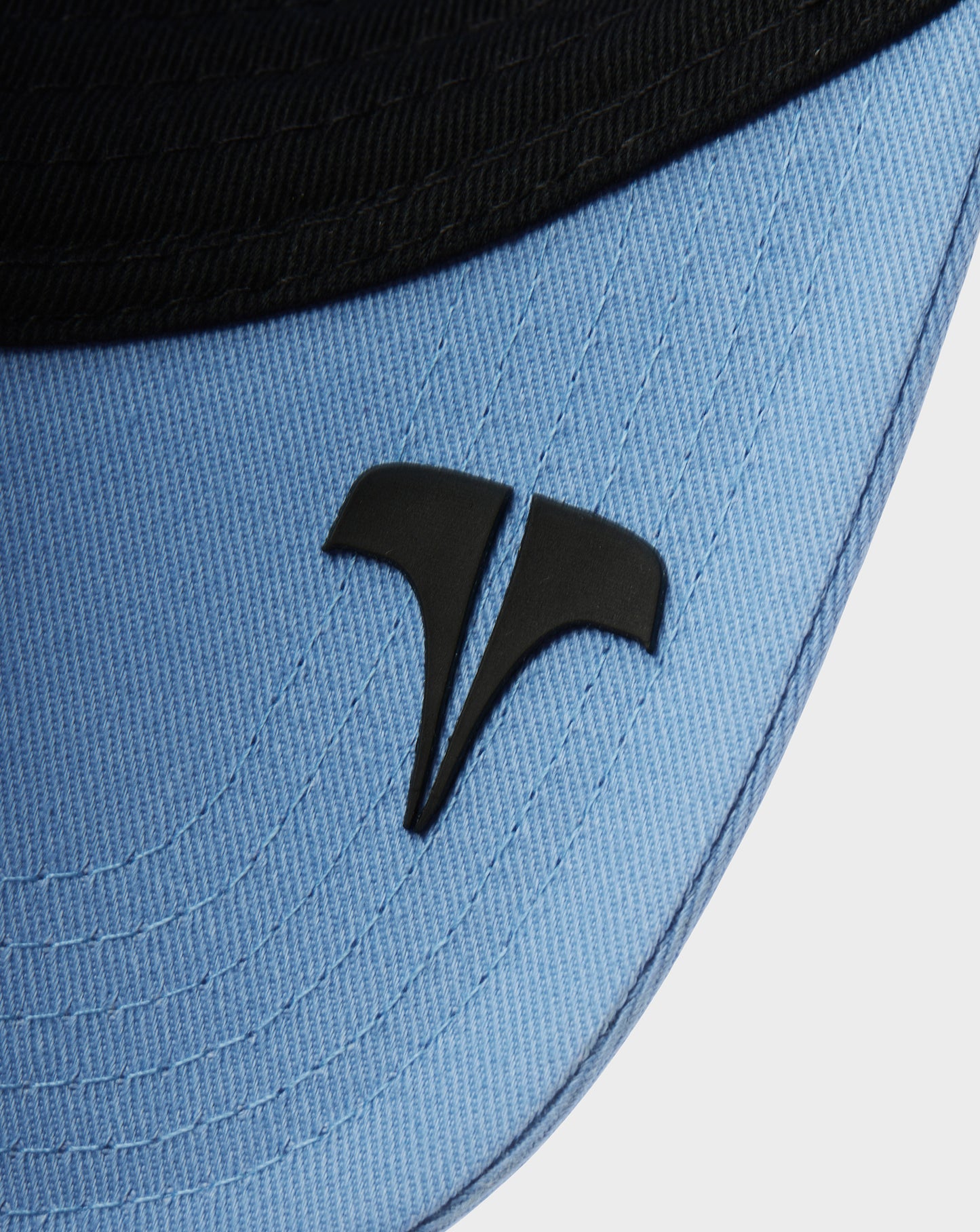 COTTON MESH LOGO TRUCKER - SKY BLUE AND WHITE