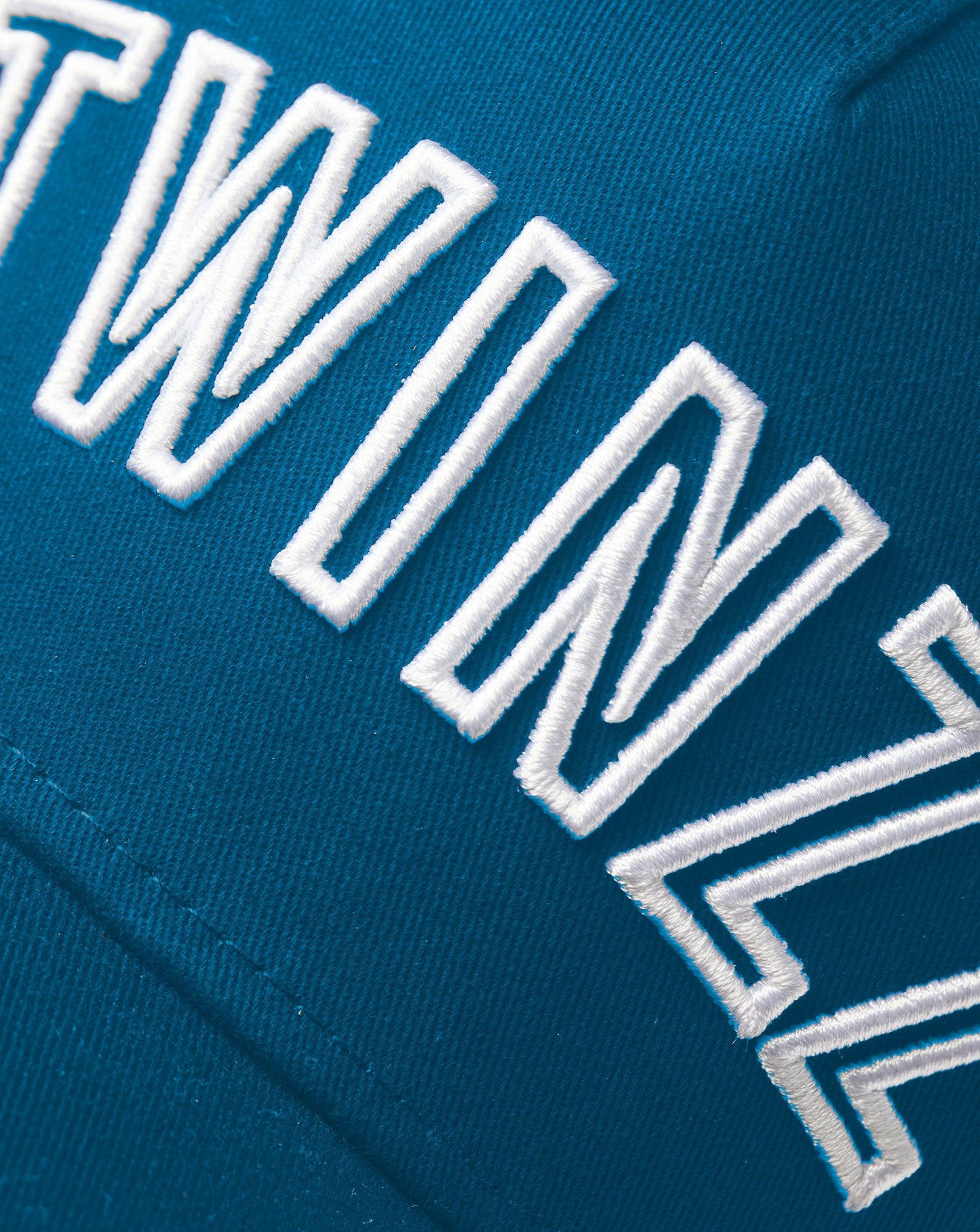 COTTON MESH OUTLINE LOGO TRUCKER - BLUE