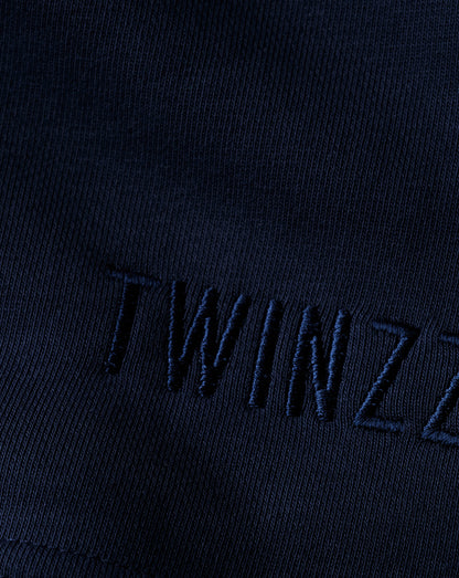 NAVY COTTON TWINZZ SHORT