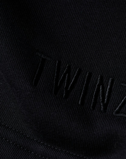 BLACK COTTON TWINZZ SHORT