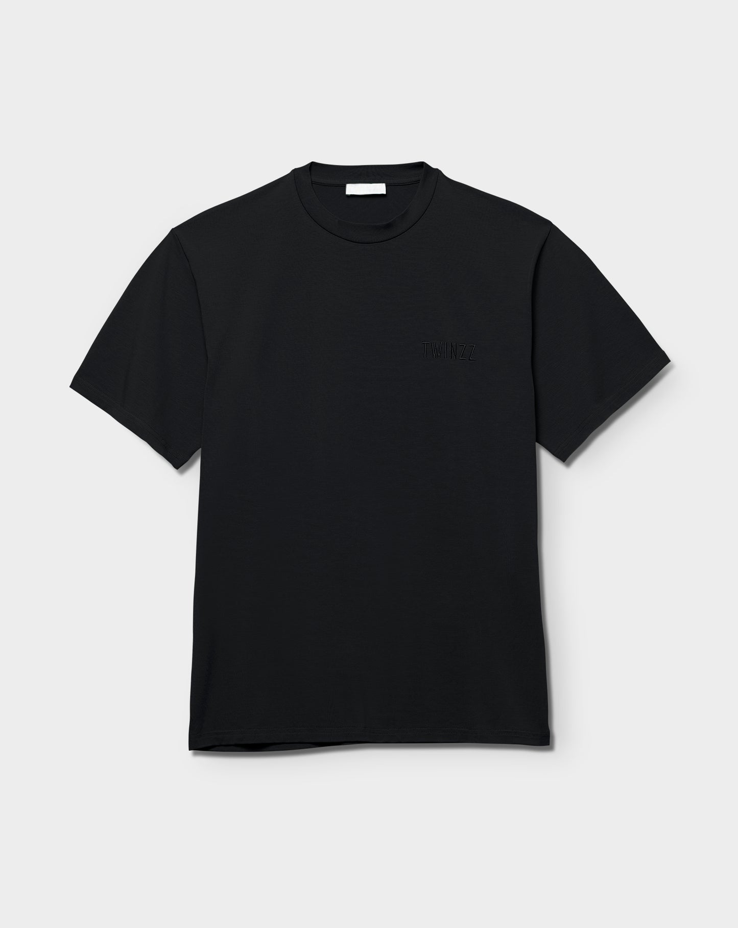 BLACK COTTON TWINZZ TEE