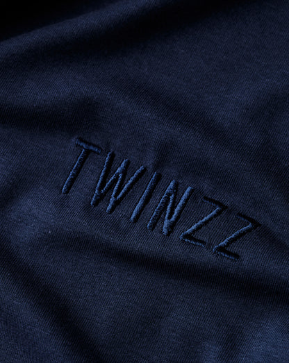 NAVY COTTON TWINZZ TEE