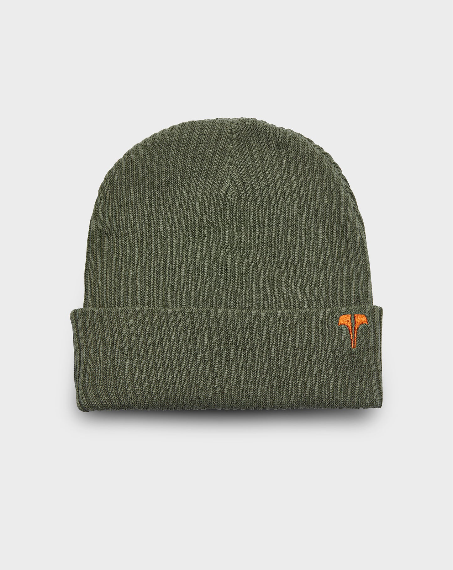 Twinzz logo olive knit beanie