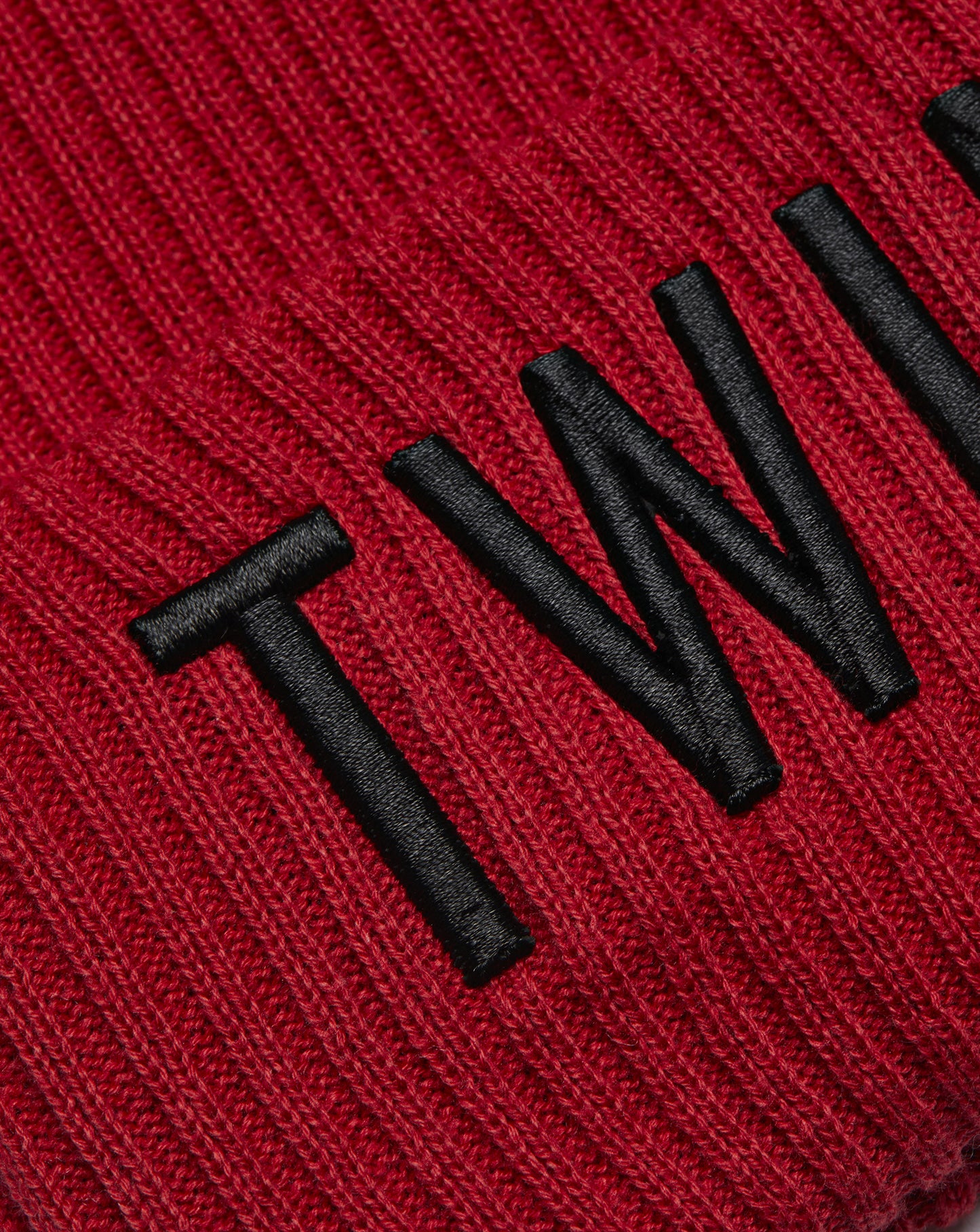 Twinzz logo olive knit beanie