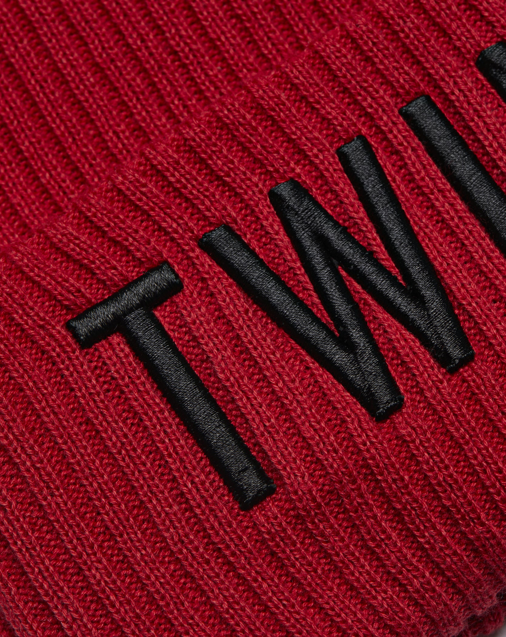 Twinzz logo olive knit beanie