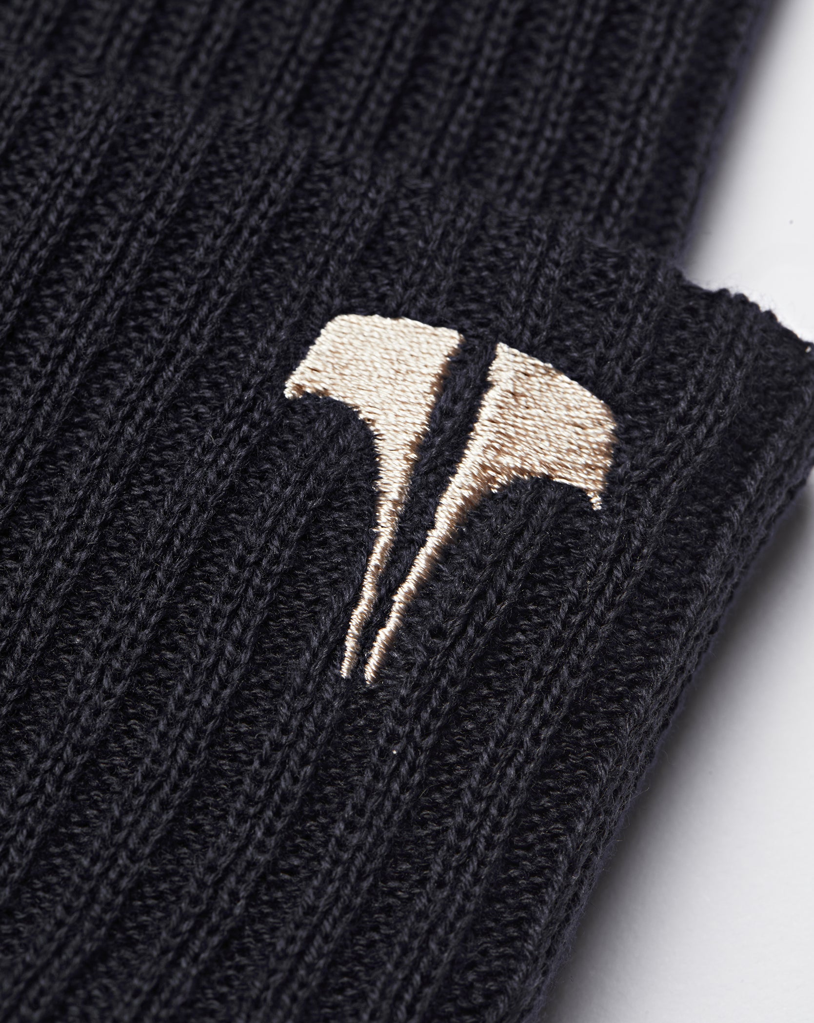 Twinzz logo navy knit beanie