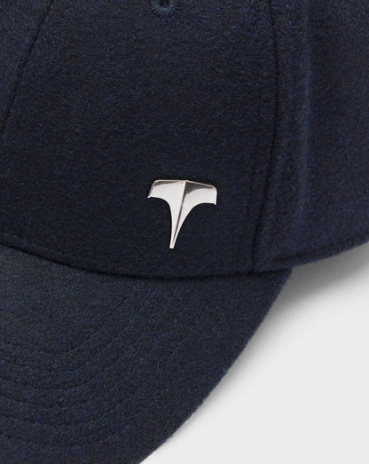 Twinzz navy pitcher cap with small silver logo