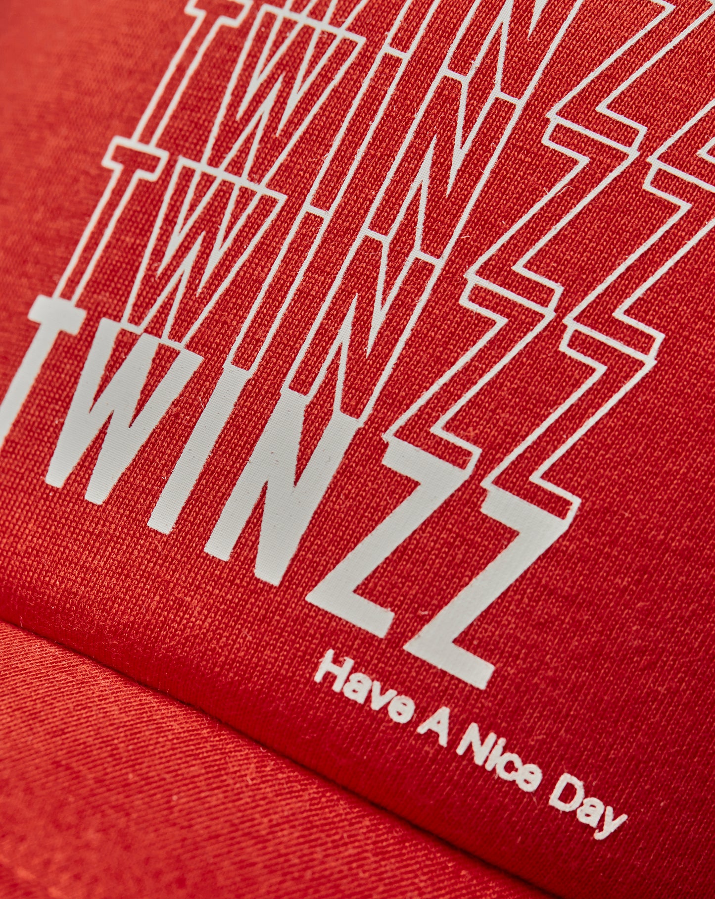 REPEAT TWINZZ TRUCKER  -  RED / WHITE