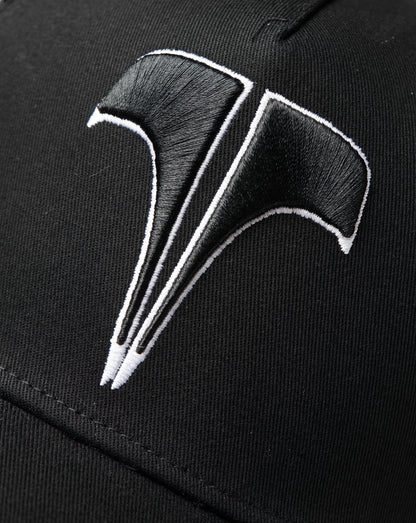 T LOGO TRUCKER  -  BLACK
