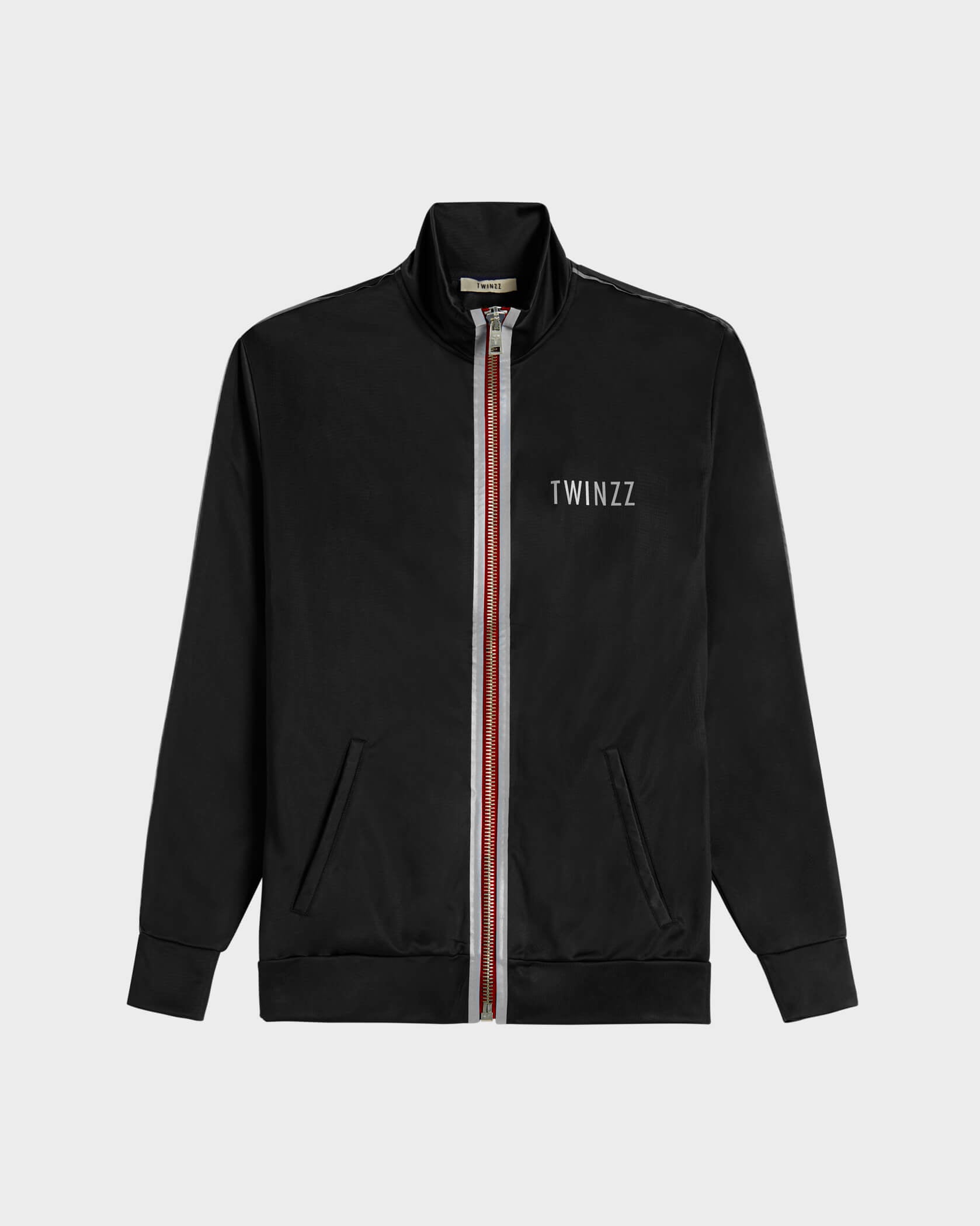 Twinzz Tech black track jacket front