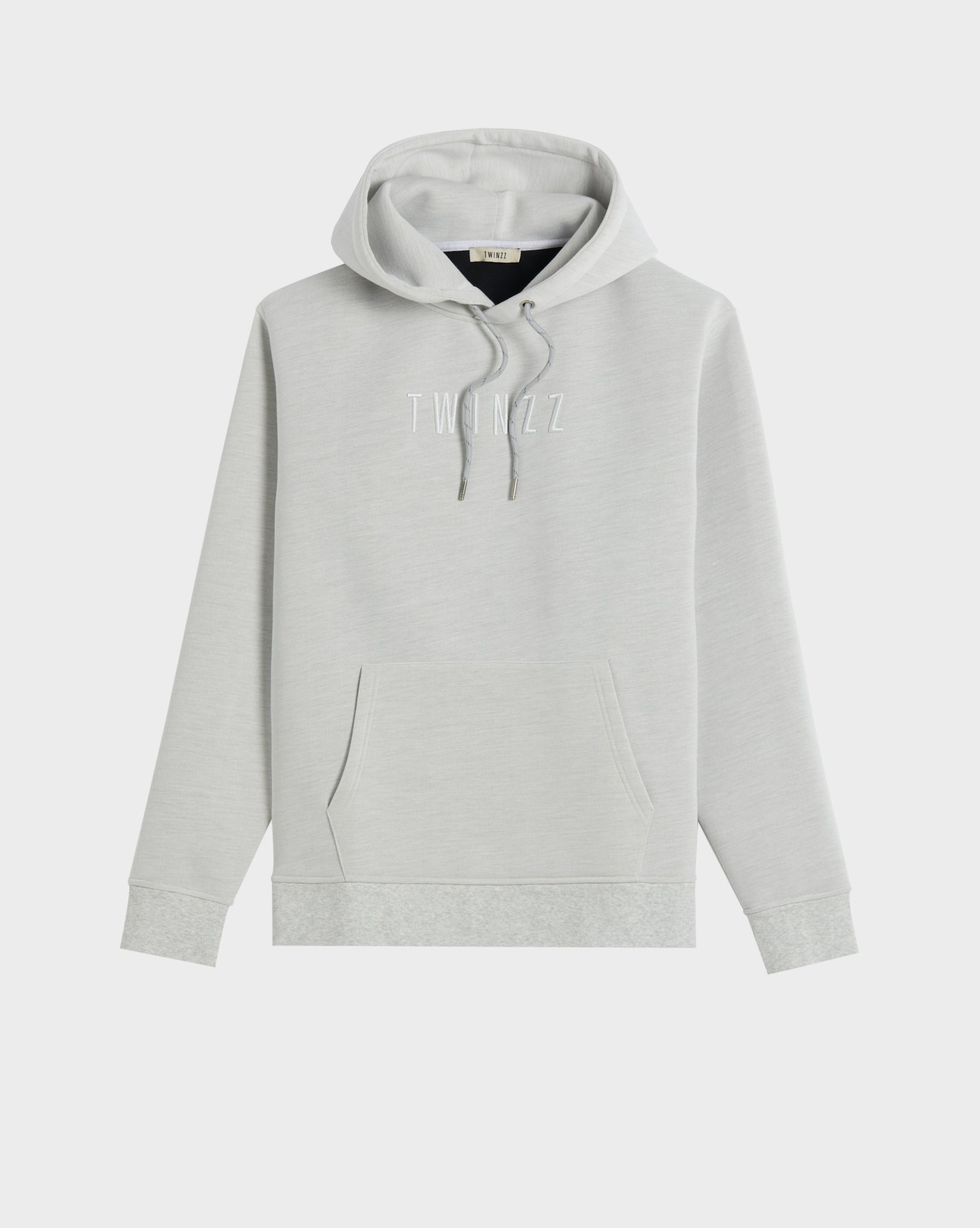 Twinzz grey hoodie front