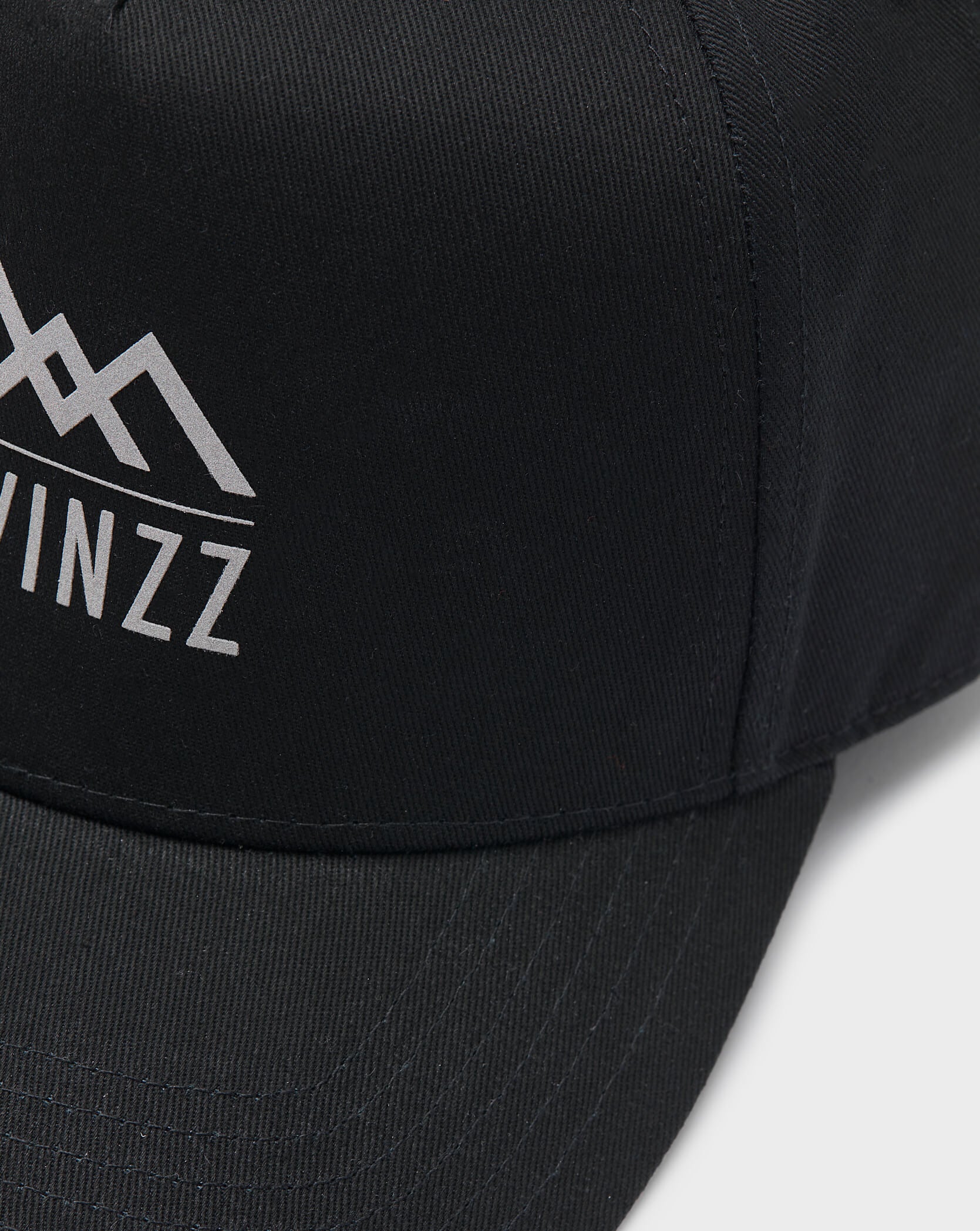 Twinzz black trucker hat with silver logo