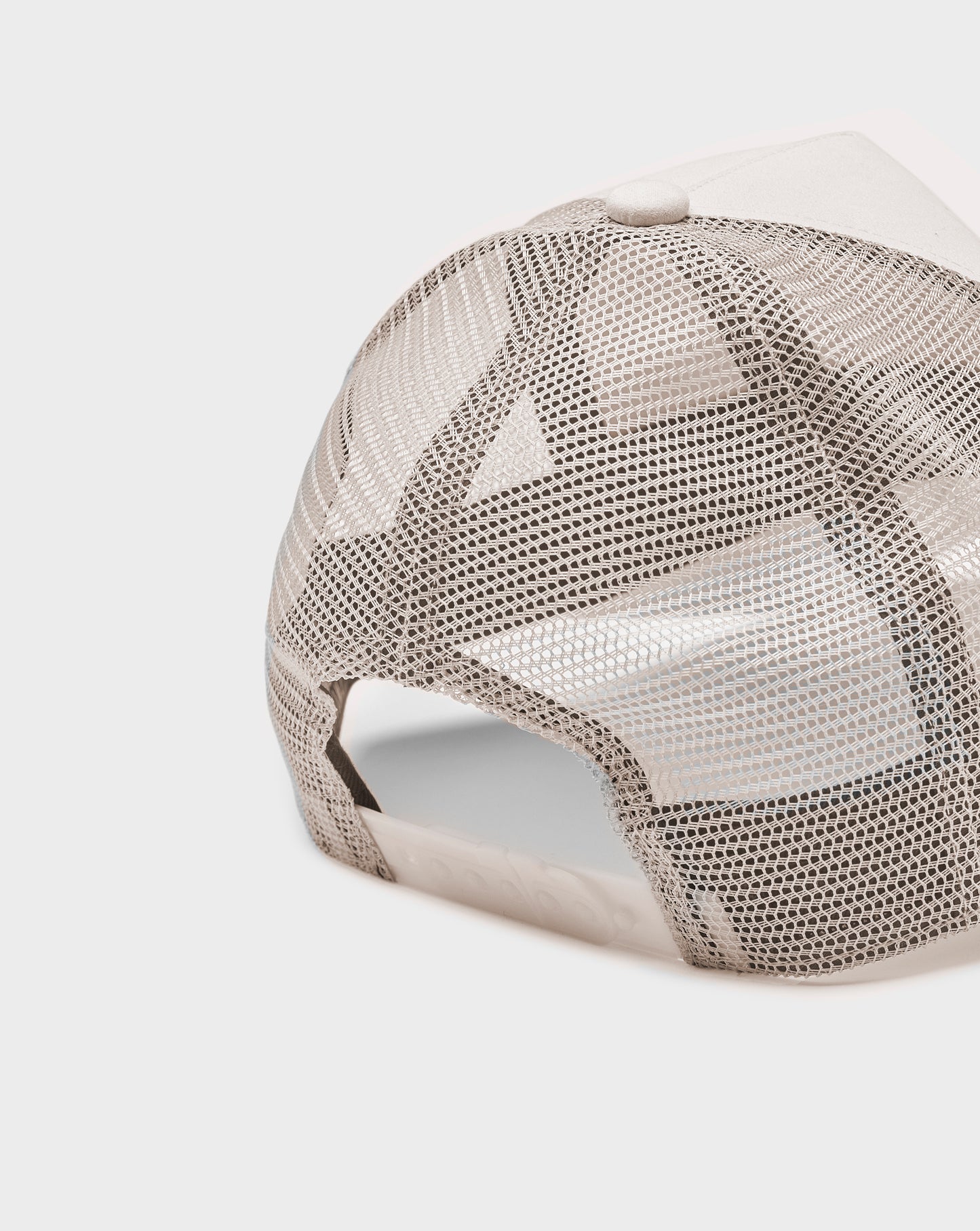 COTTON MESH LOGO TRUCKER - OFF-WHITE/WHITE